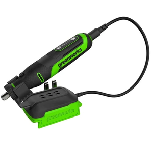 Гравер аккумуляторный GreenWorks G24RT,  24V,  бесщеточный,  с принадлежностями 52 шт.,  без АКБ и ЗУ  (3200807)