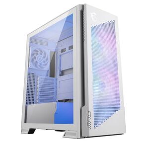 Корпус для ПК MSI MPG VELOX 300R AIRFLOW PZ WHITE,  Global,  2xUSB 3.2 Gen 1,  1xUSB 3.2 Gen2
Type-C,  2x160mm ARGB Fan,  1
