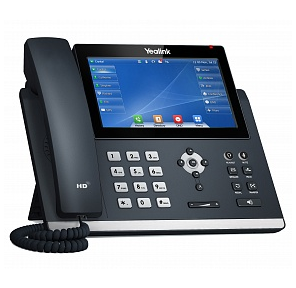 YEALINK SIP-T48U,  цветной сенсорный экран,  16 аккаунтов,  BLF,   PoE,  GigE,  без БП,  шт