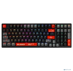 Клавиатура проводная A4Tech Bloody S98 black  (механическая,  USB,  for gamer,  LED)  (S98 RED)