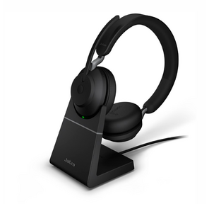 Jabra Evolve2 65,  Link380a MS Stereo Stand Black