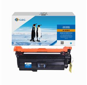 Картридж G&G,  аналог HP CE401A / 507A синий 6k с чипом