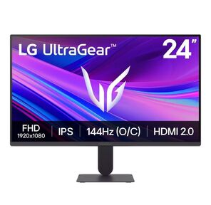 Монитор 23.8" LG 24G411A-B Black  (IPS,  1920x1080,  HDMI+DP,  1 ms,  178° / 178°,  250 cd / m,  1000:1,  144Hz)