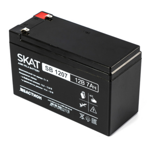  (2533) Бастион SKAT SB 1207 АКБ СК 12В / 7 Ач / F1 / Срок службы — 6 лет