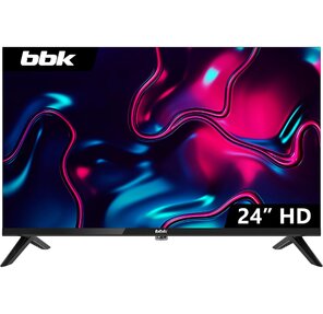 Телевизор LED BBK 24" 24LEM-1031 / TS2C  (B) Frameless черный HD 60Hz DVB-T2 DVB-C DVB-S2 USB  (RUS)