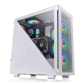 Корпус Thermaltake Divider 300 TG ARGB белый без БП ATX 2x120mm 2xUSB3.0 audio front door bott PSU