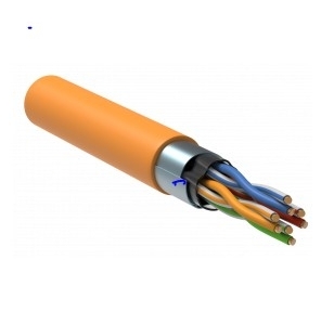 ITK LC1-C5E04-327 Кабель связи витая пара F / UTP,  кат.5E 4x2 x 24AWG solid,  LSZH,  305м,  оранжевый