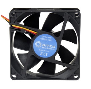 5bites Вентилятор FB8025S-12L3 80X25  /  SLEEVE  /  2000RPM  /  3P
