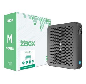 Мини ПК ZOTAC ZBOX MI668,  Barebone,  Intel i7-1360P,  2x DDR5-5200 / 4800 SODIMM,  M.2 SSD SLOT,  2x GLAN,  WIFI,  BT,  USBDRV,  DP / HDMI,  EU+UK PLUG
