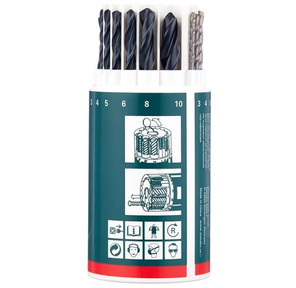 Metabo 627190000 Набор 18 сверел  (камень, мет, дер 3-10 мм) пласт.кор