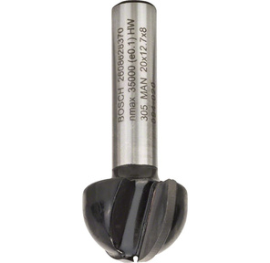 Bosch 2608628370 Фреза галтельная Std S8 / R10 / D20 / L12, 4