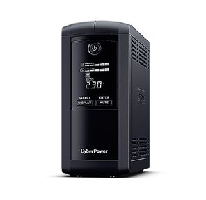ИБП CyberPower CyberPower VP1000EILCD,  Line-Interactive,  1000 VA / 550 W,  USB / RS-232,  6 разъемов IEC C13
