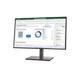 Монитор Lenovo 27" ThinkVision P27q-30 черный IPS LED 4ms 16:9 HDMI матовая HAS Piv 1000:1 350cd 178гр / 178гр 2560x1440 60Hz DP Quad 2K  (1440p) USB 6.8кг