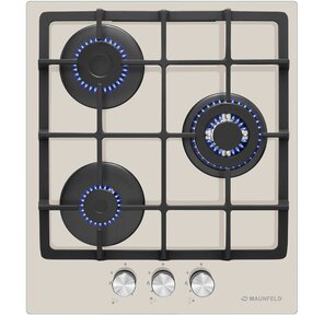 Газовая варочная поверхность Maunfeld EGHG.43.33CBG\G бежевый