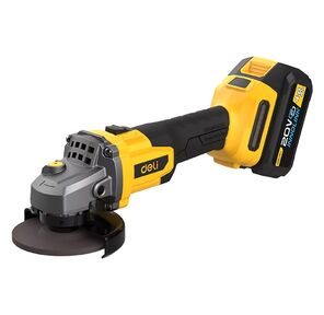 УШМ  (болгарки) Deli Угловая шлифмашина аккумуляторная Deli DC601  (2АКБ*4Ач + ЗУ,  20В,  115мм,  М14,  3500 / 6000 / 8500об / мин,  сумка)
