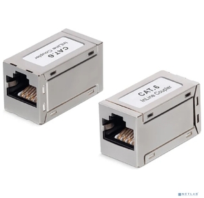 Cabeus CA-8p8c-C6-SH Проходной адаптер,  RJ45-RJ45  (8p8c),  категория 6,  экранированный