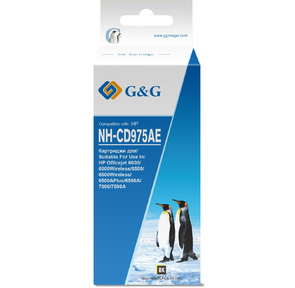 Картридж струйный G&G NH-CD975AE черный  (56.6мл) для HP Officejet 6000 / 6000Wireless / 6500 / 6500Wireless