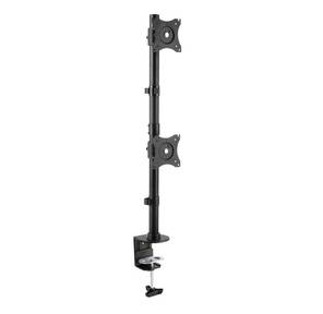 Arm Media LCD-T43 Кронштейн для мониторов черный 15"-32" макс.20кг настольный поворот и наклон верт.перемещ.