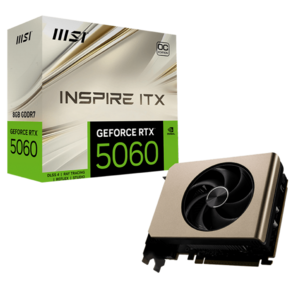 Видеокарта PCIE16 RTX5060 8GB RTX 5060 8G INSPIRE ITX OC MSI