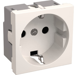Iek  (CKK-40D-RSZB2-K01-K) РКС-20-30-П-К Розетка с з / к 2к  (на 2 модуля) ПРАЙМЕР белая