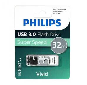 Флеш накопитель 32GB PHILIPS VIVID3.0 32GB,  USB 3.0