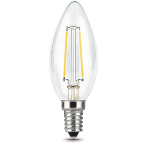GAUSS 103801105 Светодиодная лампа LED Filament Свеча E14 5W 420lm 2700К 1 / 10 / 50