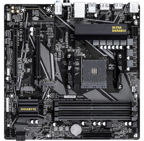 Материнская плата Gigabyte B550M DS3H AC R2 Soc-AM4 AMD B550 4xDDR4 mATX AC`97 8ch (7.1) GbLAN RAID+HDMI+DP