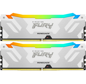Память оперативная /  Kingston 64GB 6400MT / s DDR5 CL32 DIMM  (Kit of 2) FURY Renegade RGB White XMP