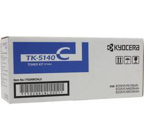 Тонер Картридж Kyocera 1T02NRCNL0 TK-5140C голубой для Kyocera P6130cdn / M6030cdn / M6530cdn