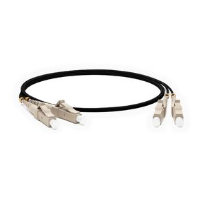 Hyperline FC-50-LC-LC-PC-3M-BK Патч-корд волоконно-оптический  (шнур) MM 50 / 125,  LC-LC,  2.0 мм,  duplex,  LSZH,  3 м,  черный