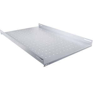 Полка стационарная NTSS NTSS-FS-H-1000 1U нагр.:100кг. 19" 750мм серый  (упак.:1шт)
