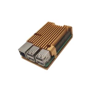 Корпус ACD  Gold Metal Aluminum Case for Raspberry Pi 4B