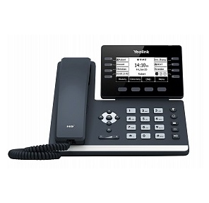 YEALINK SIP-T53W SIP-телефон,  экран 3.7",  12 SIP аккаунтов,  Wi-Fi,  Bluetooth,  Opus,  8*BLF,  PoE,  USB,  GigE,  БЕЗ БП