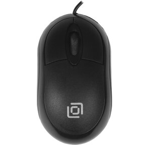 Мышь Oklick 105S черный оптическая  (800dpi) USB для ноутбука  (2but)