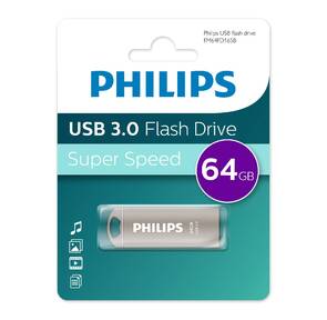 Флеш накопитель 64GB PHILIPS IRON 3.0 64GB,  USB 3.0