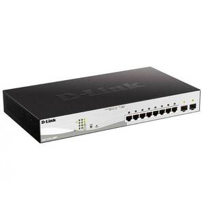 Коммутатор D-Link DGS-1210-10MP / FL 8G 2SFP 130W управляемый