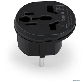 Адаптер-переходник Buro BU-PA01-B,  черный