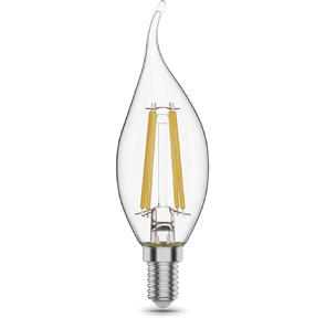 GAUSS 104801211 Светодиодная лампа LED Filament Свеча на ветру E14 11W 750lm 4100K 1 / 10 / 50