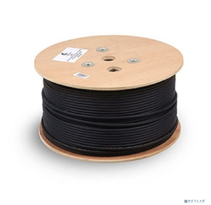 Cabeus UTP-4P-Cat.5e-SOLID-ST-OUT Кабель витая пара UTP  (U / UTP),  категория 5e,  4 пары 0, 5мм  (24 AWG),  одножильный,  для внешней прокладки,  с металлическим тросом  (+60 C - -40)  (305 м)