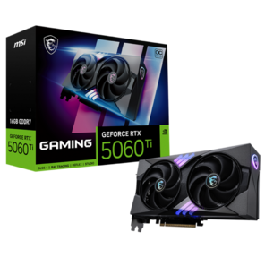 Видеокарта MSI RTX5060Ti GAMING OC 16GB GDDR7 128bit 3xDP HDMI 2FAN RTL