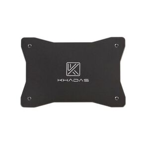 Аксессуары Khadas Heavy Metal Plate For DIY Case,  with Khadas LOGO,  Black,  CNC Carving,  KCS-MP-001