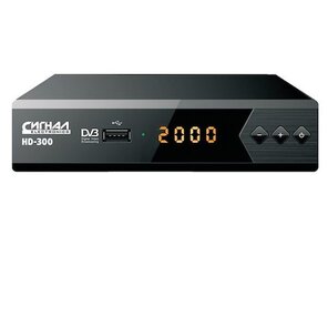Сигнал HD-300 Ресивер DVB-T2,  чёрный