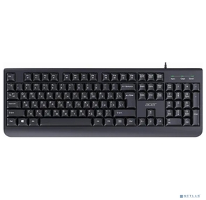 Клавиатура Acer OKW400 черный USB Multimedia  (ZL.KBDEE.01C) кабель 1.8м