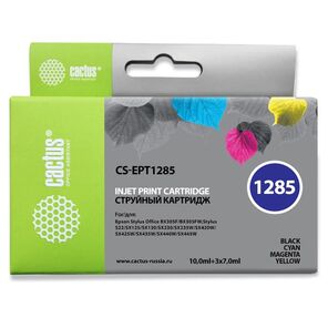 Комплект струйных картриджей Cactus CS-EPT1285 для Epson Stylus S22 S125 SX420 SX425