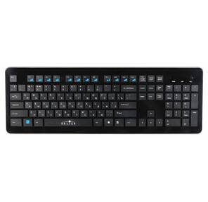 Клавиатура Oklick 870S черный USB беспроводная slim Multimedia