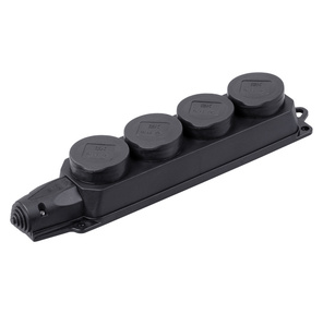 Iek PKR64-016-2-K02 РБ34-1-0м Розетка  (колодка) четырехместная с защитными крышками ОМЕГА IP44