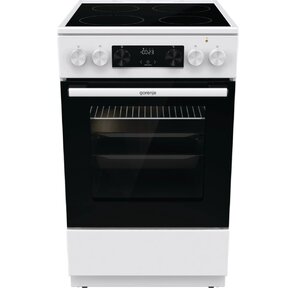 Плита Электрическая Gorenje GEC5C42WG белый стеклокерамика  (без крышки)