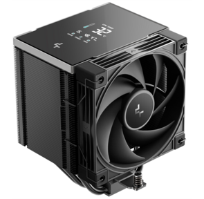 Кулер для процессора DEEPCOOL AK500 G2 DIGITAL NYX LGA1851 / 1700 / 1200 / 115X / AM5 / AM4  (9шт / кор,  TDP 240W,  PWM,  Fan 120mm,  5 тепл. Трубок,  Copper Base,  черный) RET  (R-AK500G2-BKNNMN-GJD-1)