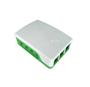 Корпус ACD  White+Green ABS Case for Raspberry 4B