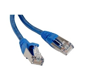 Hyperline PC-LPM-STP-RJ45-RJ45-C5e-0.5M-LSZH-BL Патч-корд F / UTP,  экранированный,  Cat.5e,  LSZH,  0.5 м,  синий